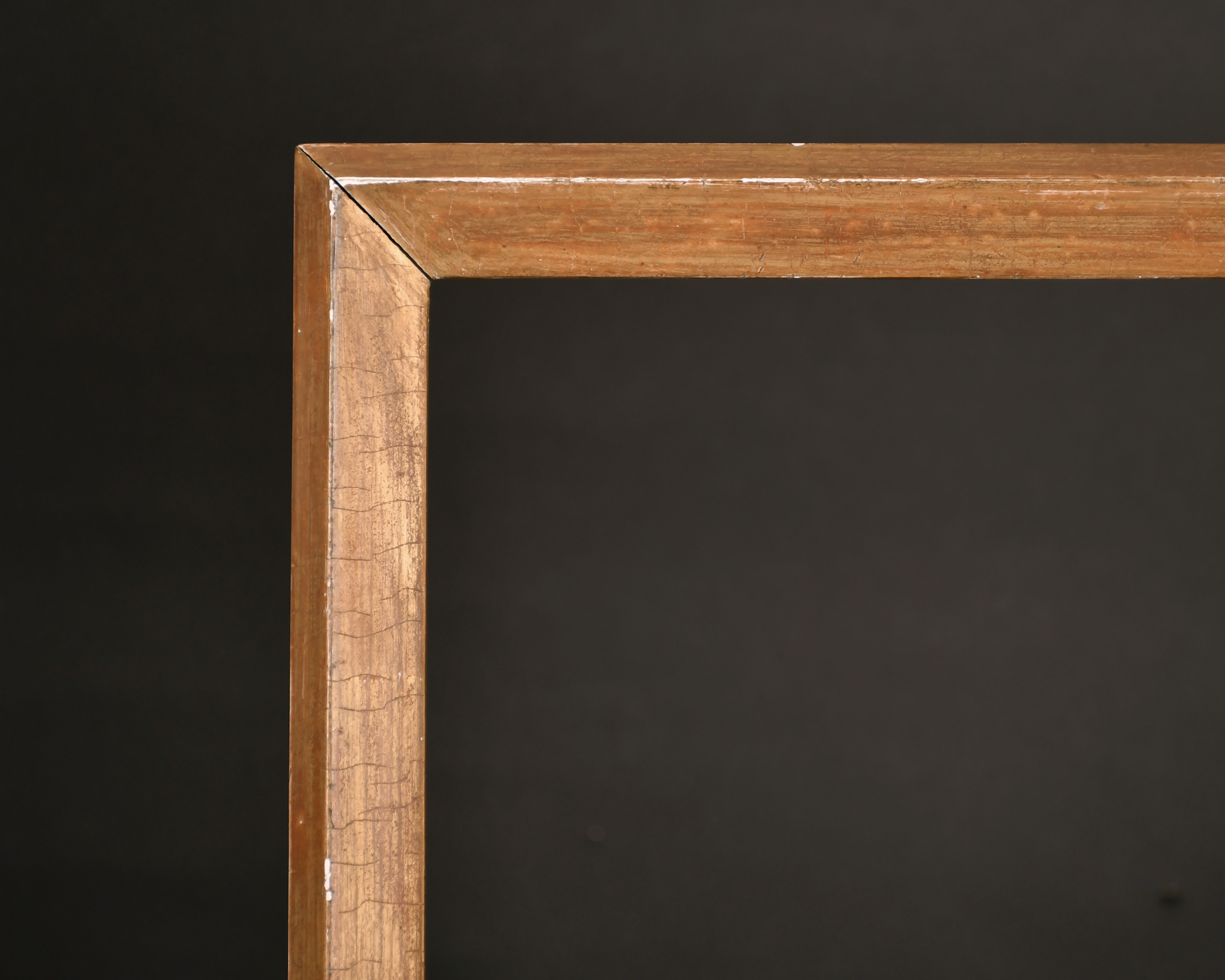 20th Century English School. A Gilt Frame with a Temple base, rebate 34” x 24” (86.3 x 61cm)