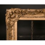 19th Century English School. A Gilt Composition Frame, with swept centres and corners, rebate 42”