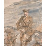 James Jebusa Shannon (1862-1923) American/British. Portrait of General Botha, Oil Sketch on