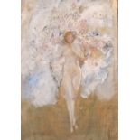 James Jebusa Shannon (1862-1923) American/British. Study of a Nude after Whistler, Oil Sketch on