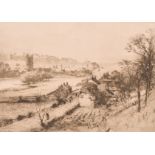 19th Century English School. “Farnham”, Print after an Etching by Percy Robertson (1869-1934),