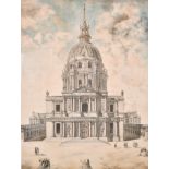 Early 19th Century French School. ‘The Chapel of the Eglise du Dome at the Hotel des Invalides,