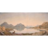 William Turner of Oxford (1789-1862) British. “Before Sunrise, Loch Torridon, Rossshire [sic] N.