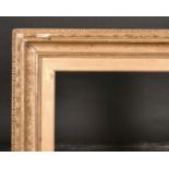 19th Century English School. A Gilt Composition Frame, Arched (horizontal) rebate 42” x 22.5” (106.8