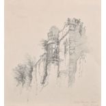 F. Lave (19th Century) British. “Part of Thornbury Castle”, Pencil, Signed, Inscribed and Dated