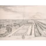 After Leonard Knyff (1650-1722) Dutch. “St. James’s House, Le Palais Royal de St James”,