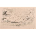 Jacques Villon (1875-1963) French. “Nuages”, Lithograph, Signed and Numbered 11/60 in Pencil, 12”