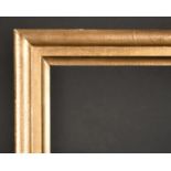 20th Century English School. A Gilt Composition Frame, with black outer edge, rebate 33” x 31” (83.8