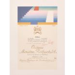 20th Century French School. Chateau Mouton Rothschild, Lithograph in Colours, 13” x 9.5” (33 x 24cm)