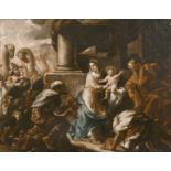 17th Century Italian School. The Adoration of the Magi, Oil on Canvas, 27” x 34” (68.6 x 86.3cm)