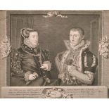 After Lucas de Heere (1534-1584) Flemish. “Frances Duchess of Suffolk and her Husband Adrian