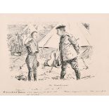 Leonard Raven-Hill (1867-1942) British. “Our Auxiliaries”, Ink, Signed and Inscribed, Overall 9.5” x