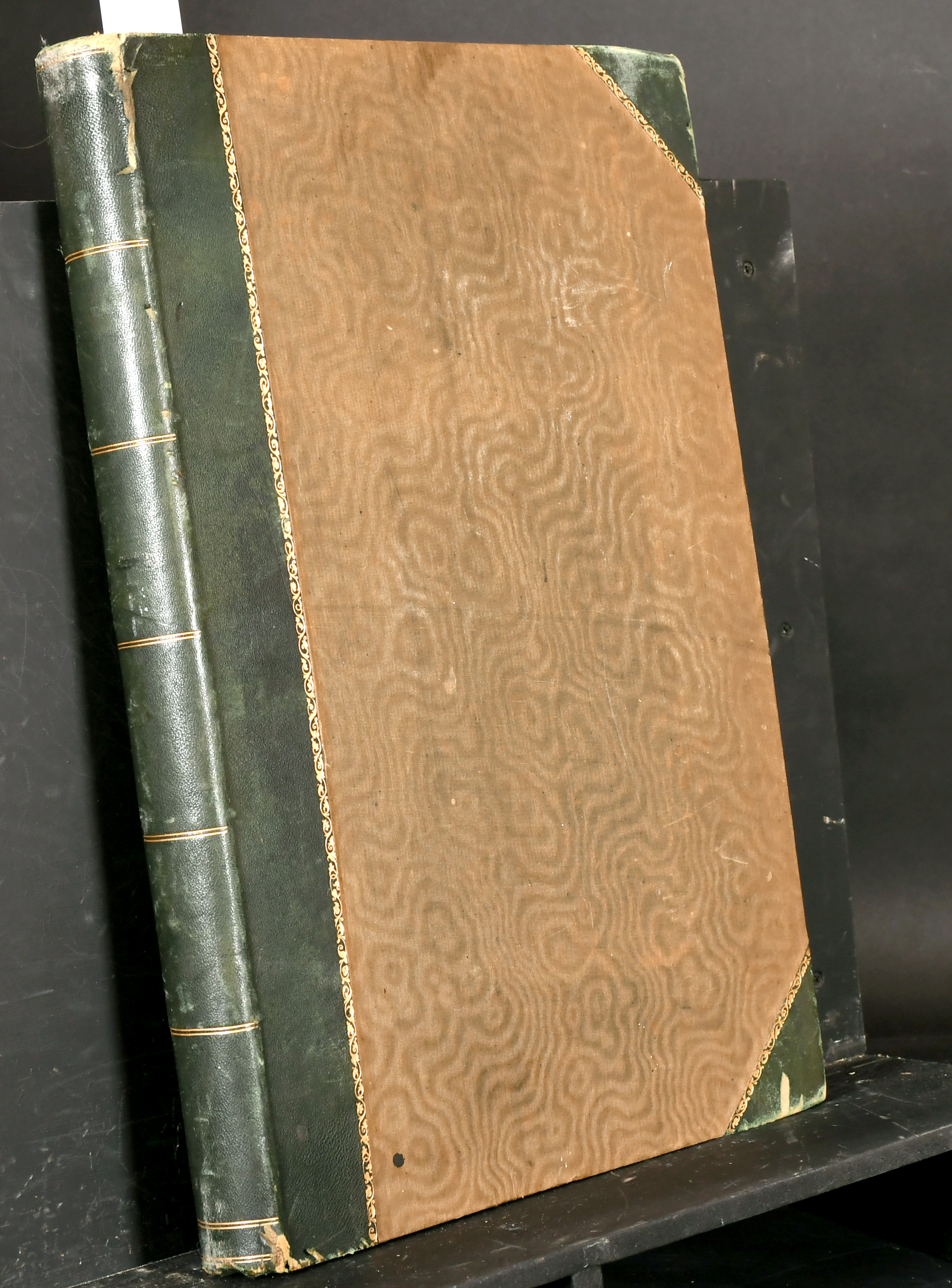 19th Century English School. A Blank Album with Leather Binding, Sheet size 21” x 14.5” (53.3 x 36.