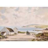 John Boyd (20th Century) Irish. "North County Donegal Coast", Oil on Board, Signed, and Inscribed