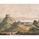 19th Century English School. “Trematon Castle, Cornwall”, Watercolour, Inscribed verso, Unframed,