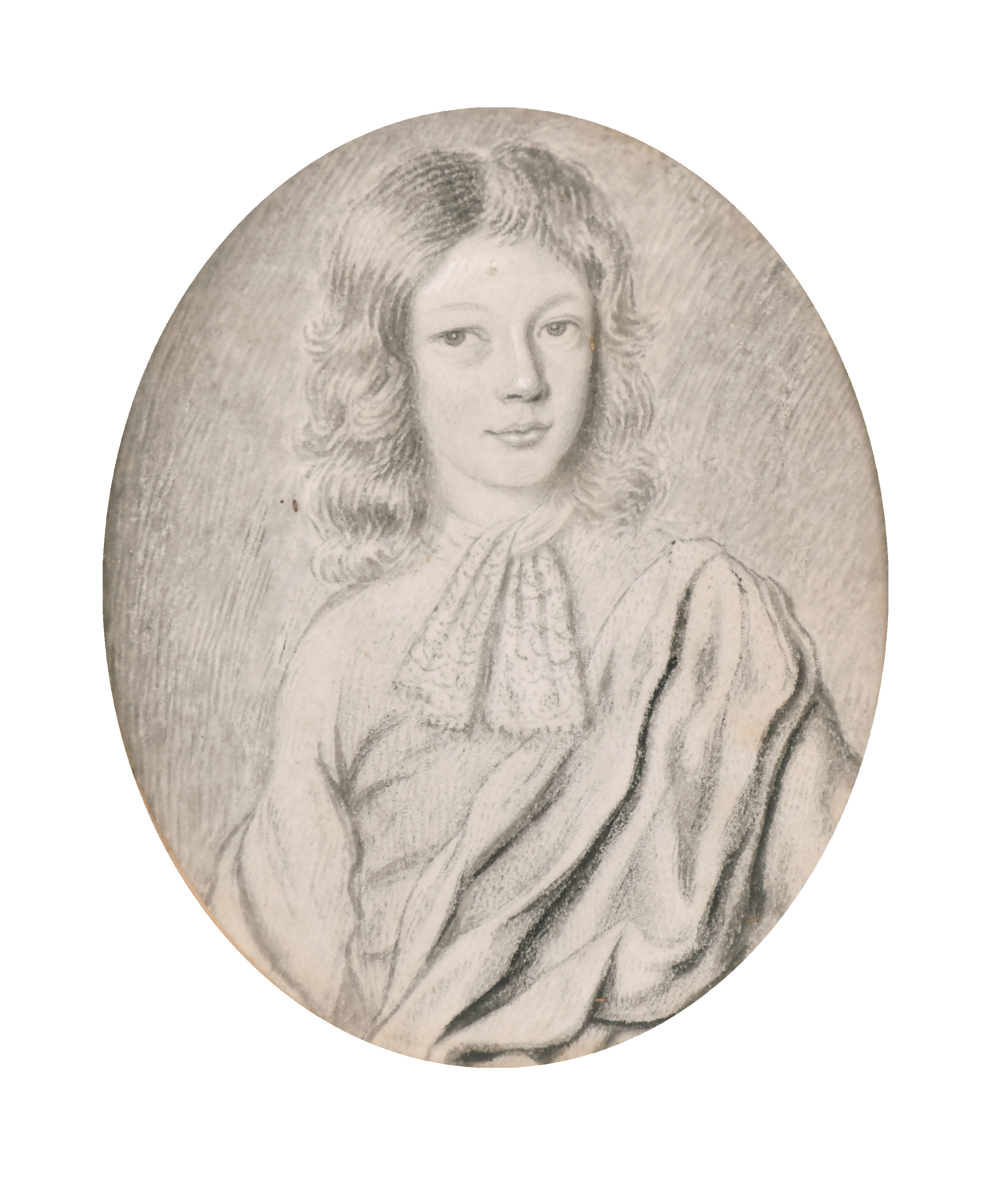 Early 19th Century English School. Bust Portrait of a Wigged Gentleman from the Earl of Airlie ( - Image 6 of 16