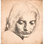 John Bulloch Souter (1890-1971) British. Head Study, Etching, Signed and Inscribed 'State Proof'