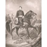 After Christian Schussele (1824-1879) French/American. “MAJ. GEN. GEO. B. Mc. CLELLAN” on the