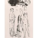 After Pierre Bonnard (1867-1947) French. “The Meeting”, Lithograph from ‘Le Crepuscule des