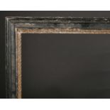 19th Century English School. A Black Painted Frame, with a gilt slip, rebate 26.25” x 21.25” (66.8 x