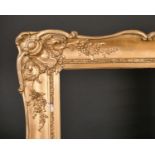 19th Century English School. A Gilt Composition Frame, with swept corners, rebate 29" x 21" (73.7