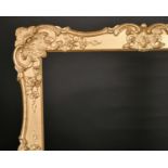 19th Century English School. A Gilt Composition Frame, with swept centres and corners, rebate 24.25"