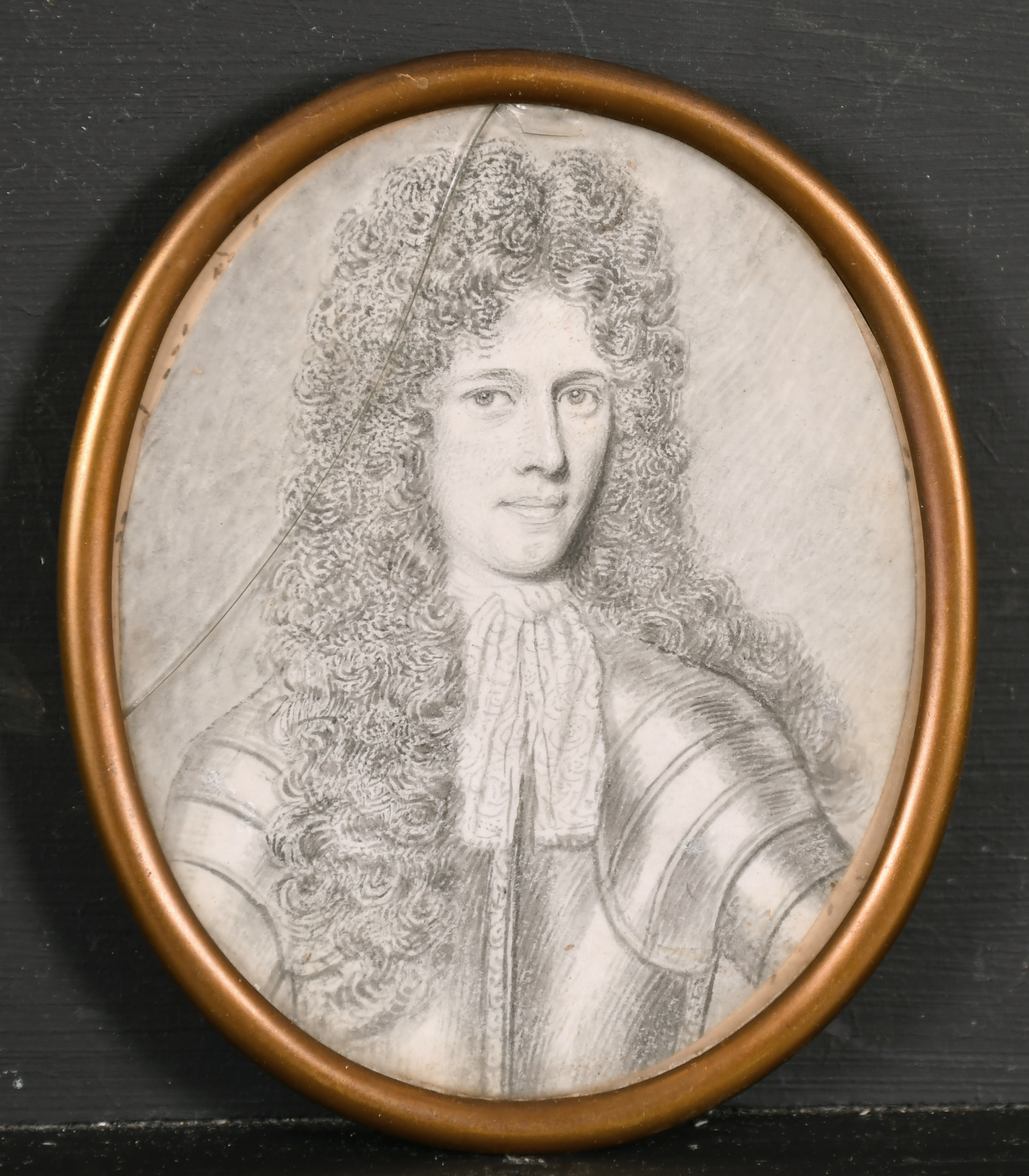 Early 19th Century English School. Bust Portrait of a Wigged Gentleman from the Earl of Airlie ( - Image 12 of 16