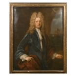 Thomas Gibson (c.1680-1751) British. “James Monypenny, Captain, R.N. (1670-1721)”, c.1708,