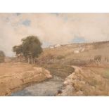 Samuel John Lamorna Birch (1869-1955) British. "The Old Millrace in the Roseworthy Valley",