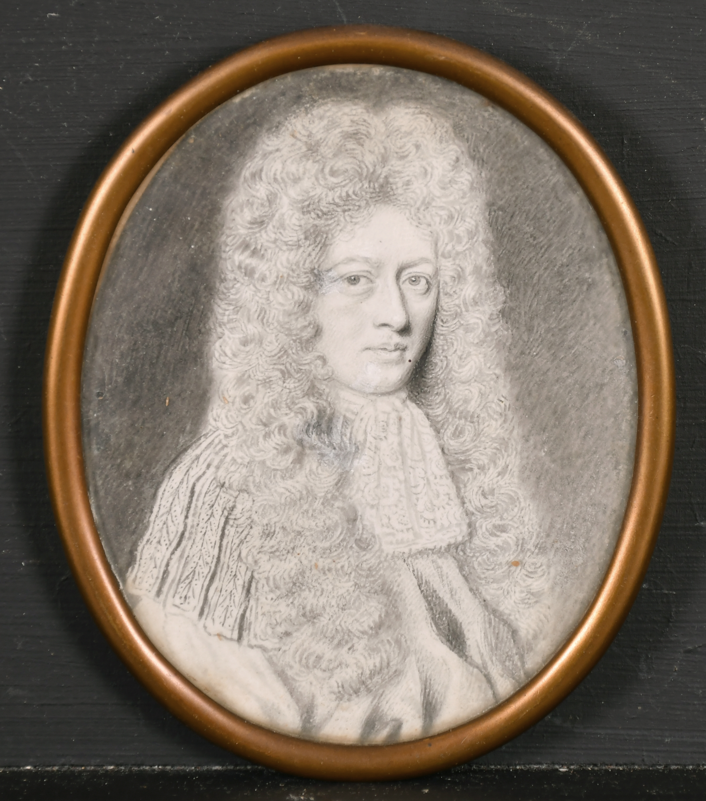 Early 19th Century English School. Bust Portrait of a Wigged Gentleman from the Earl of Airlie ( - Image 10 of 16