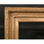 19th Century English School. A Gilt Composition Frame, rebate 36” x 20” (91.5 x 50.8cm)