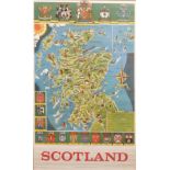 20th Century English School. "Scotland", Poster, 39.25" x 24.25" (99.7 x 61.5cm) and another, "
