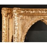 19th Century English School. A Pair of Gilt Composition Frames, Oval, with inset glass, rebate 19.5"