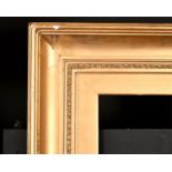 19th Century English School. A Gilt Hollow Frame, rebate 16" x 13" (40.6 x 33cm)