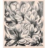 Monica Poole (1921-2003) British. "Magnolia", Woodcut, Signed, Inscribed and Numbered 5/60 in