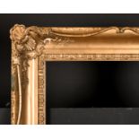 19th Century English School. A Gilt Composition Frame, with swept corners, rebate 21" x 17.5" (53.