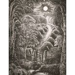 Robin Tanner (1904-1988) British. "Full Moon", Etching, Signed in Pencil, and Inscribed verso, 9.
