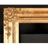 19th Century English School. A Gilt Composition Frame, with swept corners, rebate 18.75" x 15" (47.6