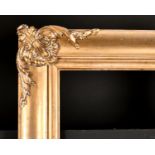 19th Century English School. A Gilt Composition Frame, with swept corners, rebate 21" x 17" (53.3
