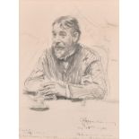 Joseph Oppenheimer (1876-1966) German. A Portrait of Mr W.D. Coggeshall, Pencil, Signed, Inscribed