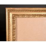 20th Century English School. A Carved Giltwood Frame, with inset glass, rebate 22.75" x 15.5" (57.