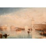 After Joseph Mallord William Turner (1775-1851) British. "The Dogana, San Giorgio, Citella from