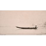 Charles William Cain (1893-1962) British. "A Peaceful Quest", Etching, Signed and Inscribed in