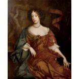 Circle of Peter Lely (1618-1680) Dutch/British. A Three-Quarter Length Portrait of Mary of Modena,