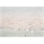 19th Century English School. "A View of Sevastopol", Pencil and Watercolour, Indistinctly Signed,
