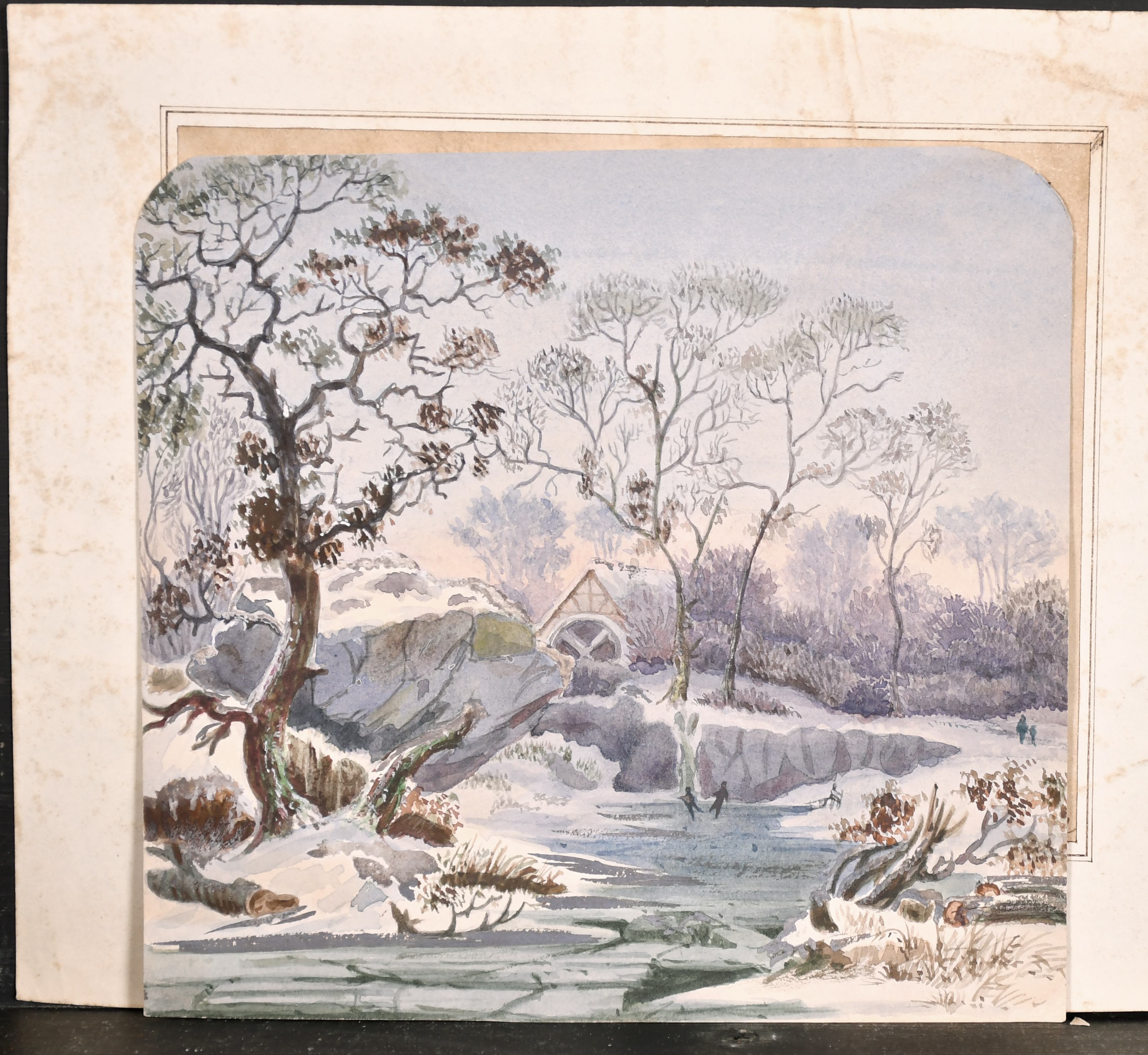 G. Kensakoff (19th Century) European. An Alpine Landscape, Watercolour, Signed and Dated 1832, - Image 3 of 5