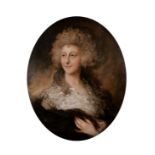 Circle of Gainsborough Dupont (1754-1797) British. Portrait of Anne Elizabeth Cholmley, later Lady