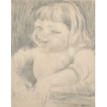 Jacob Epstein (1880-1959) American/British. 'Jackie', Portrait of the Artist's Son, Pencil,