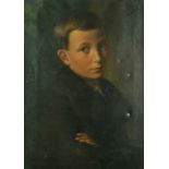 Attributed to P. Jonkopski (19th-20th Century) European. Bust Portrait of a Young Boy, believed to