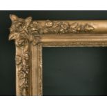 19th Century European School. A Gilt Composition Frame, with ornate swept corners, rebate 29.25" x